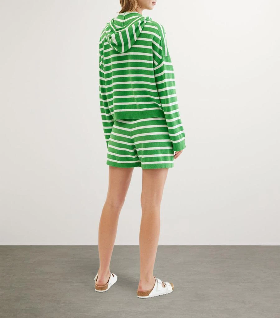 Chinti & Parker Cotton-Linen Striped Breton Hoodie 3