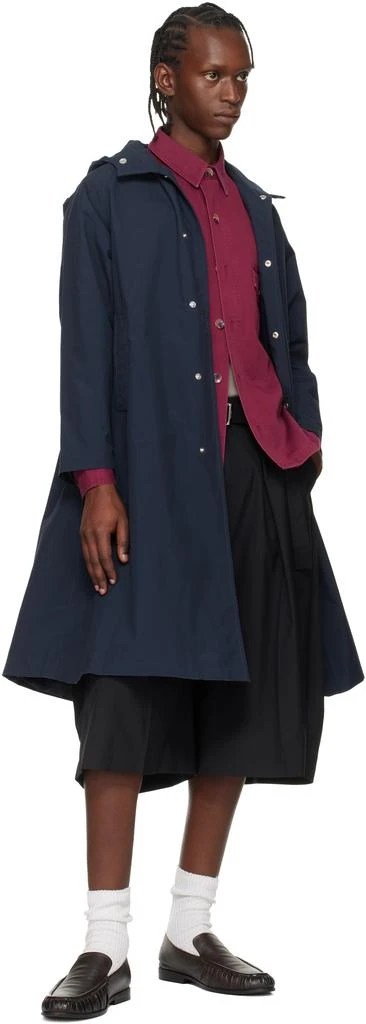 Nanamica Navy 2L Nylon GORE-TEX Hooded Coat 4