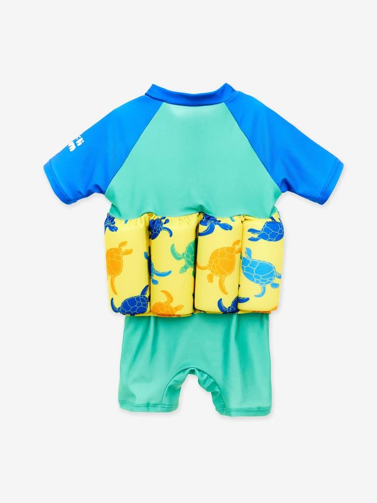 Soli Swim Baby Boys Turtle Float Suit in Green (UPF50+) 2
