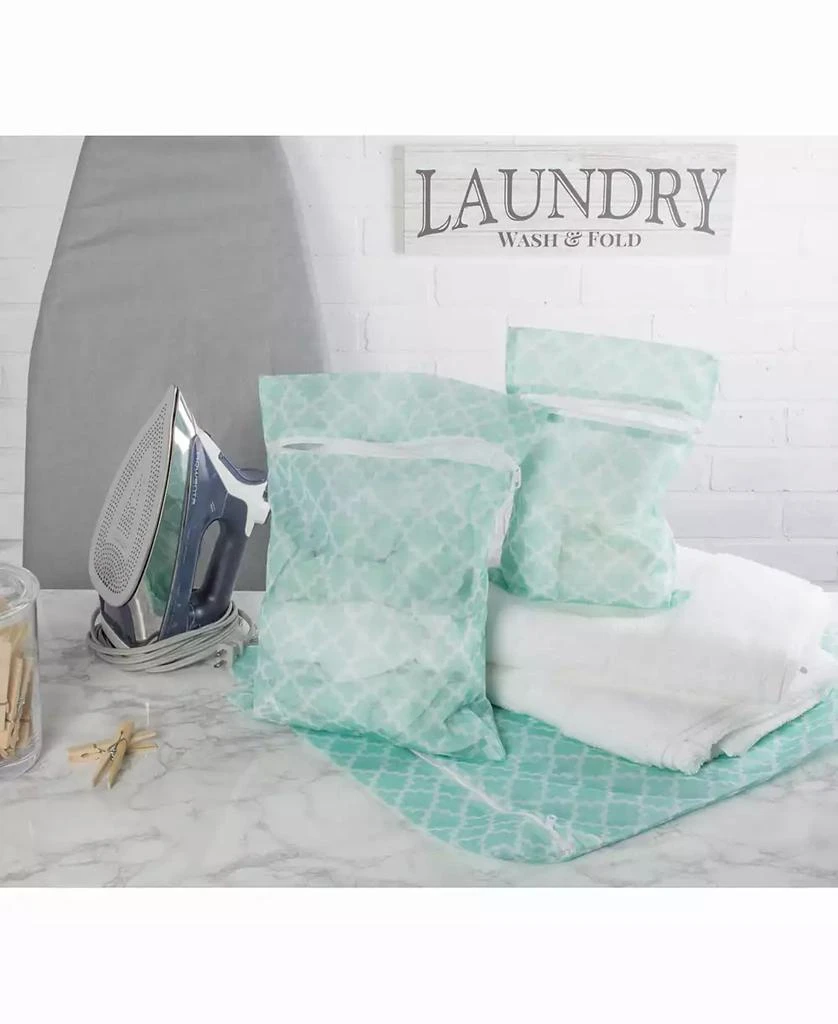 Design Imports Lattice Set D Mesh Laundry Bag, Set of 6 8