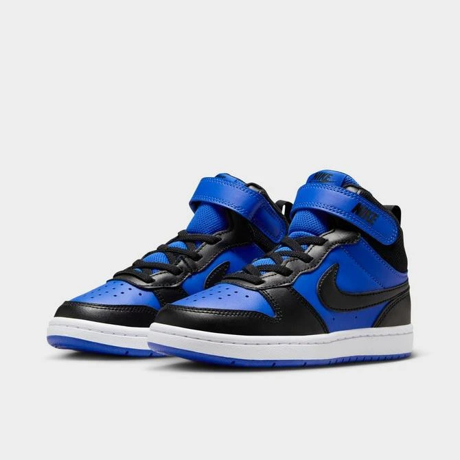 NIKE Little Kids' Nike Court Borough Mid 2 Casual Shoes 2