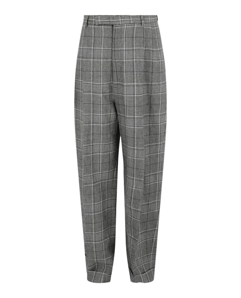 Gucci Tapered-Leg Plaid Trousers