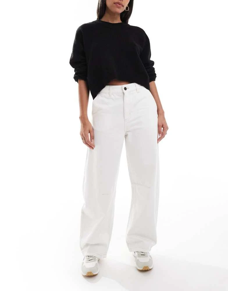 Cotton:On Cotton On barrel leg jean in vintage white 1