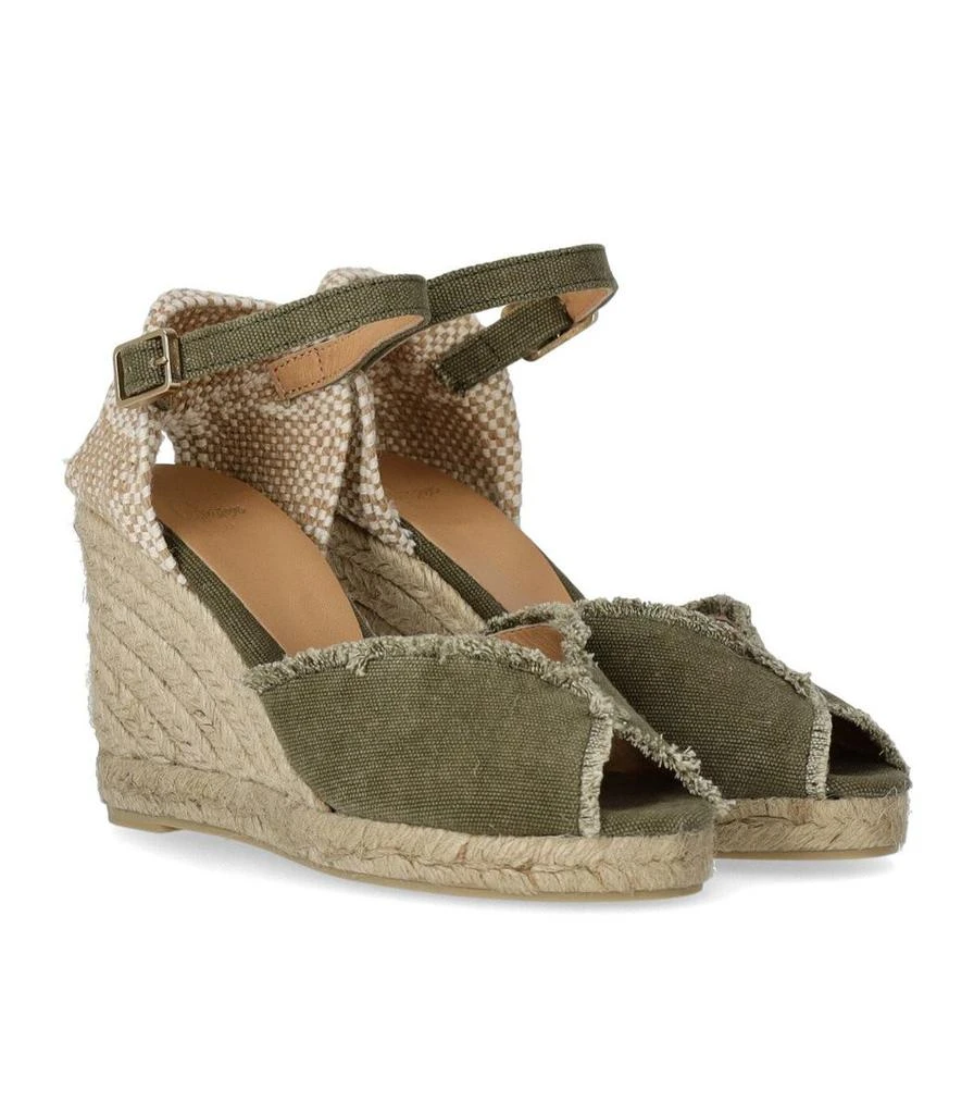 Castañer Castañer  Betina Olive Green Espadrille With Wedge 2