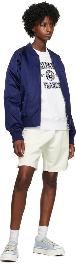 AMI White 'Ami Paris France' Sweatshirt 4