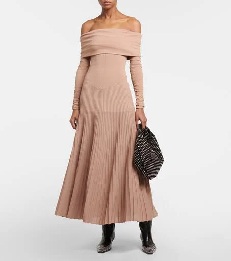 Khaite Rebecca off-shoulder maxi dress 2