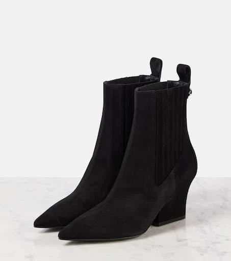 Valentino VLogo Lockette suede ankle boots 4