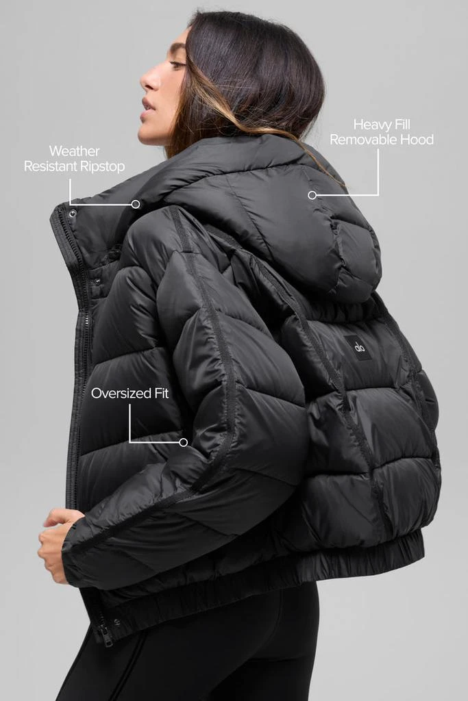 Alo Aspen Love Puffer Jacket - Black 2