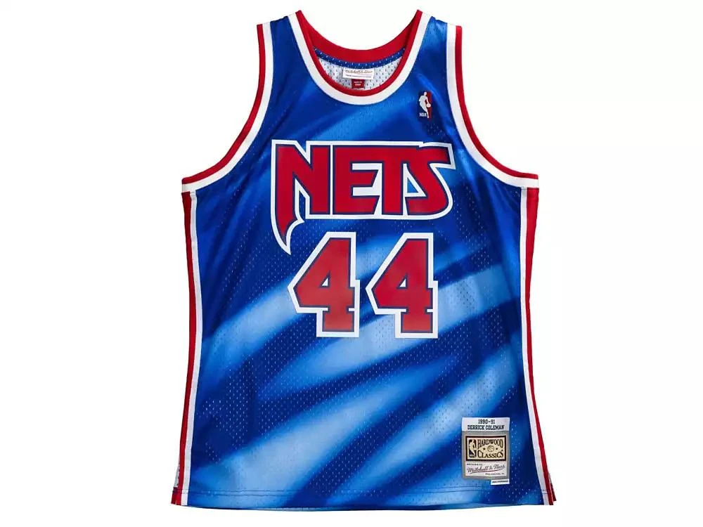 Mitchell and Ness Men's New Jersey Nets Hardwood Classic Swingman Jersey - Derrick Coleman 2