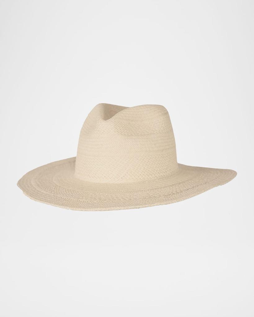 Janessa Leone Capri Straw Panama Hat