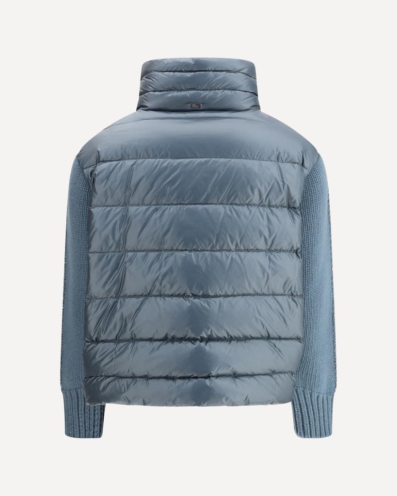 Herno Down Jacket with wool sleeves