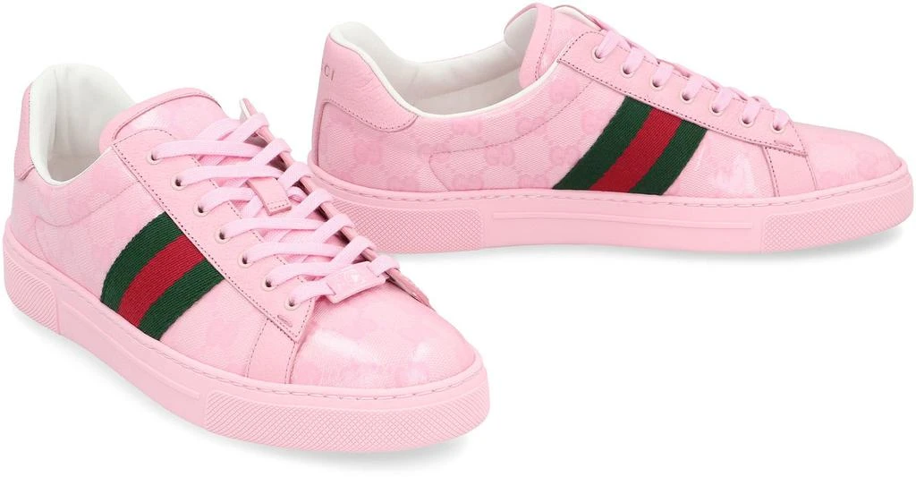 GUCCI GUCCI GUCCI ACE FABRIC LOW-TOP SNEAKERS 3