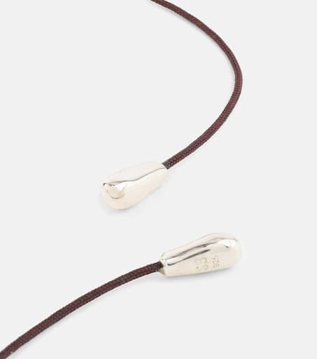 Emilie sterling silver choker with freshwater pearl – On