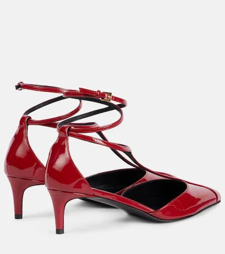 Khaite Mia 45 patent leather pumps 2