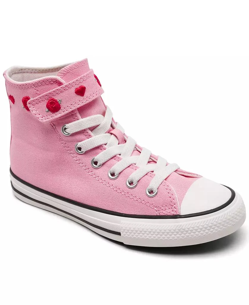 Converse Little Girls' Chuck Taylor All Star Valentine's Day High Top Casual Sneakers from Finish Line 1