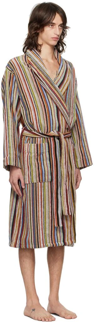 Paul Smith Multicolor Signature Stripe Robe 2