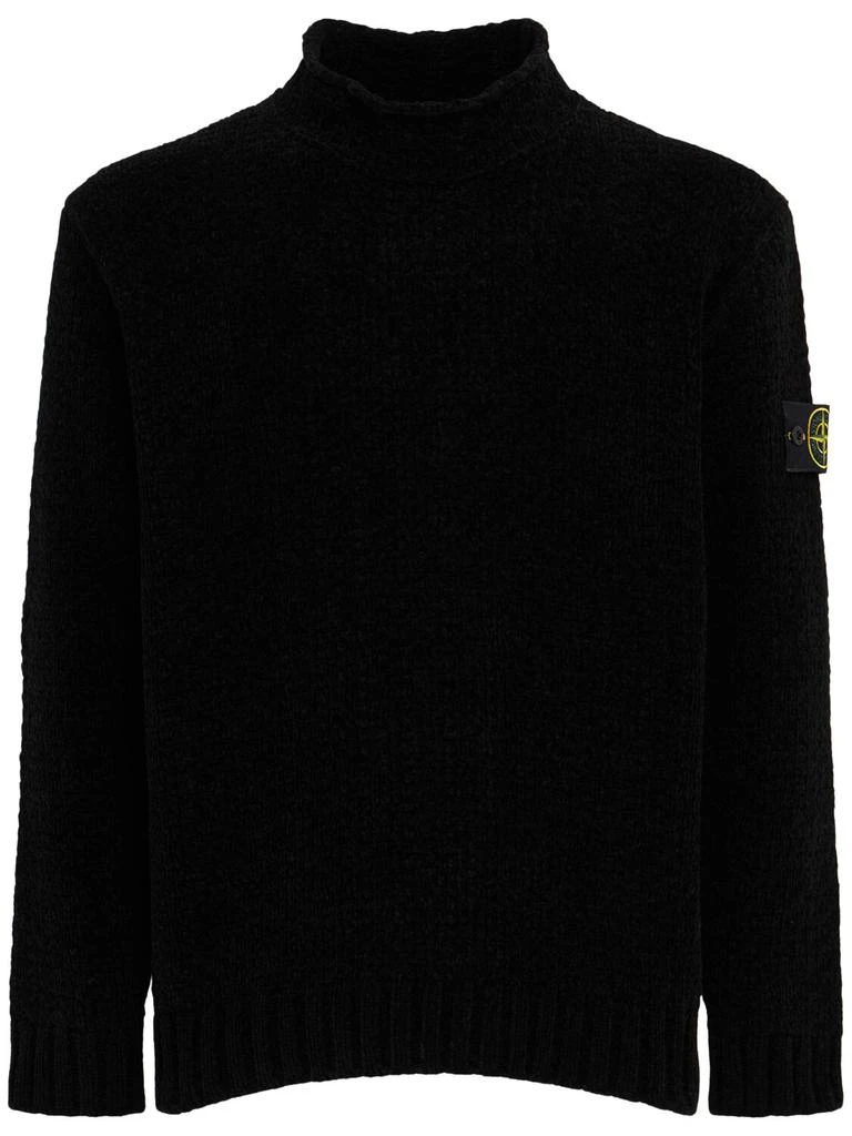 Stone Island Cotton Chenille Crewneck Sweater 1
