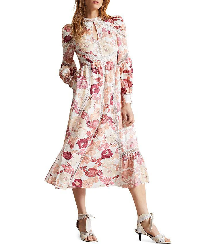 Ted Baker London Denissa Linen Midi Dress 1