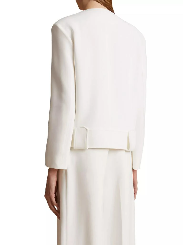 Khaite Laybin Melton Wool-Blend Jacket 2