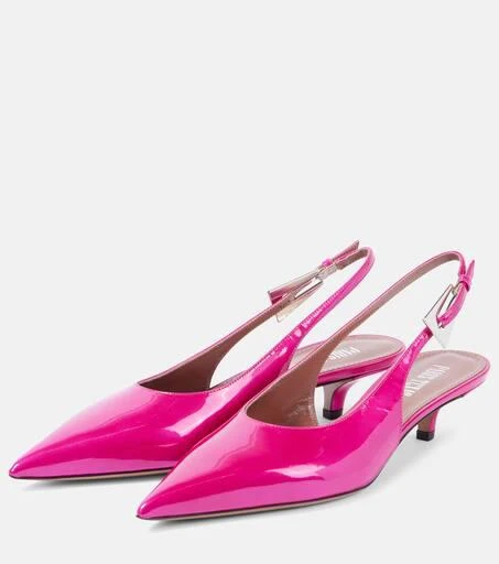 Paris Texas Jessica patent leather slingback pumps 5