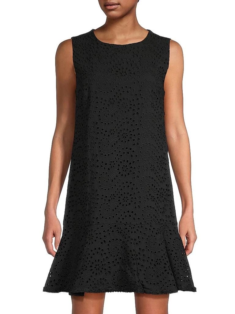 Kobi Halperin Leora Cotton Eyelet Shift Dress 3