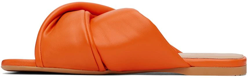 JW Anderson Orange Twist Flat Sandals 3