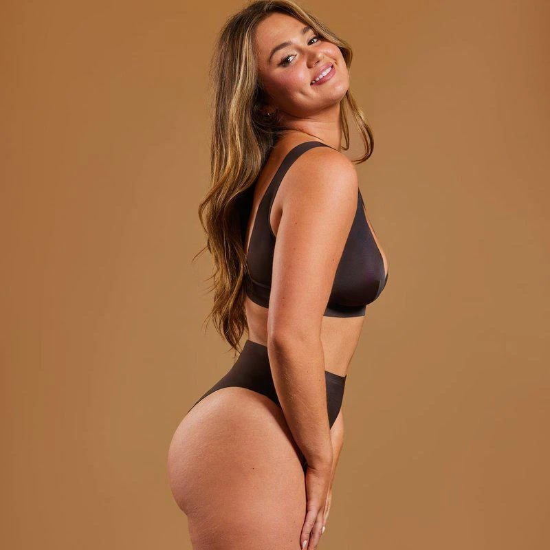 onewith swim Roxbury Plunge Neck Bikini Top 2