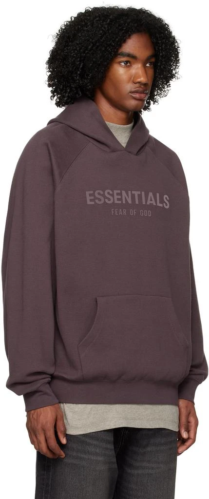 Essentials Purple Raglan Hoodie 2