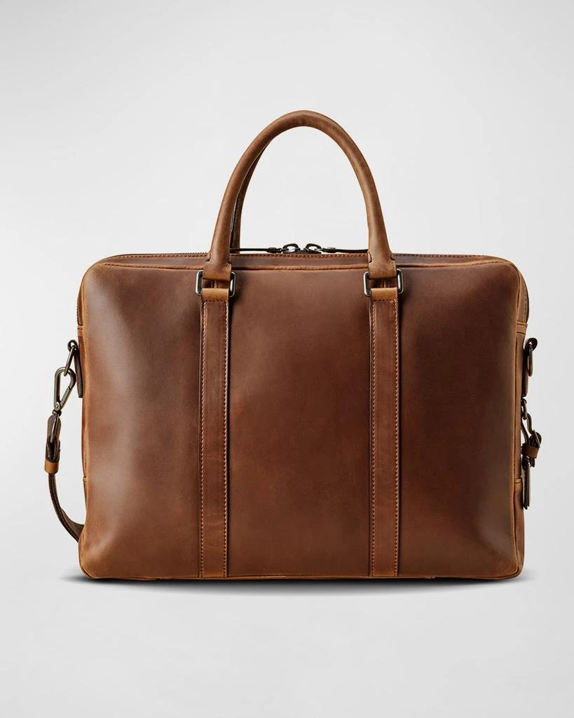 Shinola Men's Navigator Leather Laptop Briefcase 2