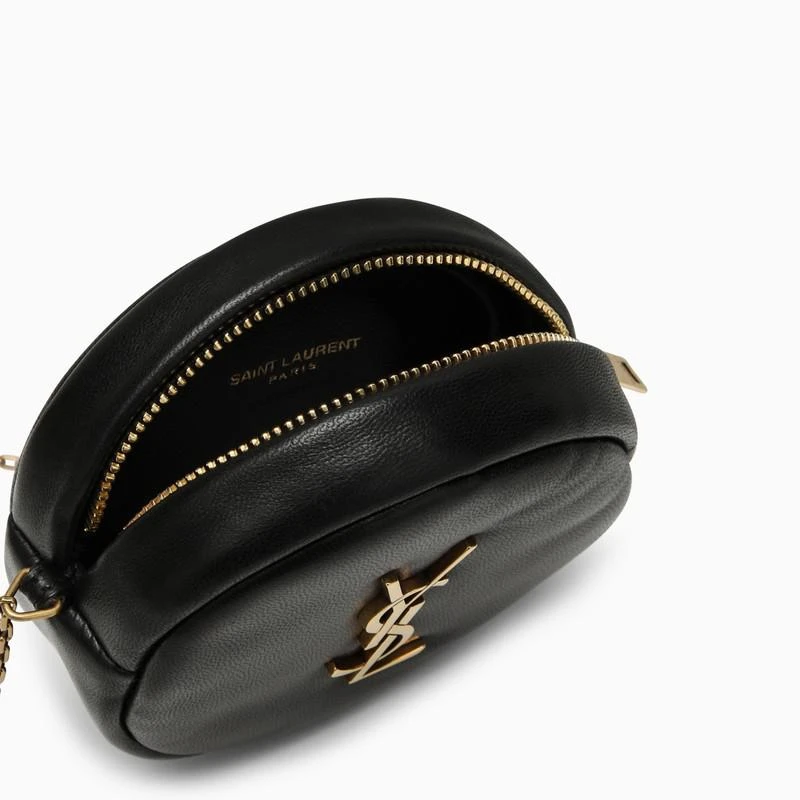 Saint Laurent Small black shoulder bag with Monogram 6