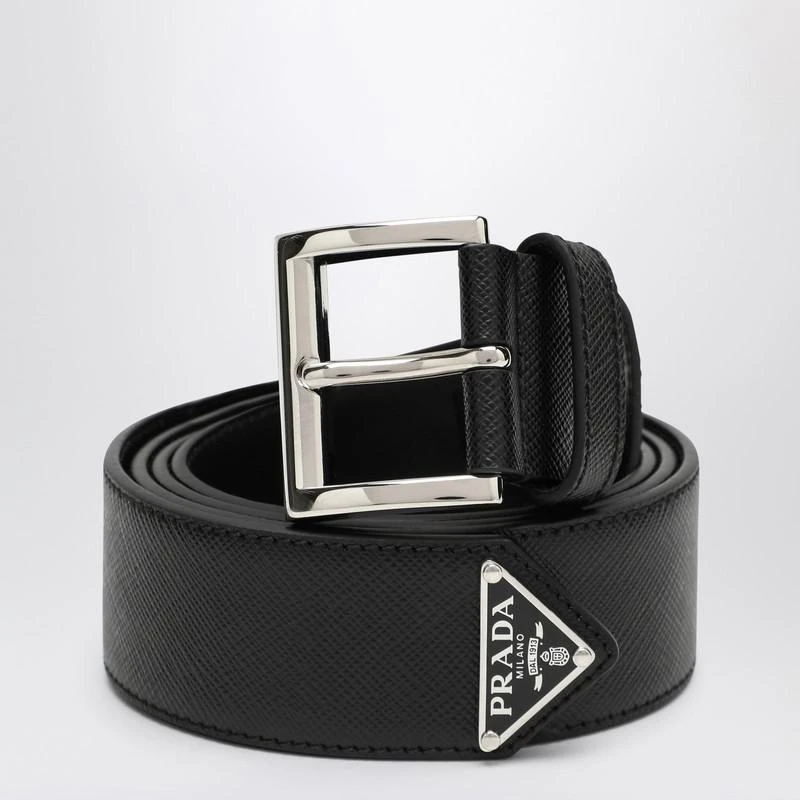 Prada Black Saffiano leather belt 1