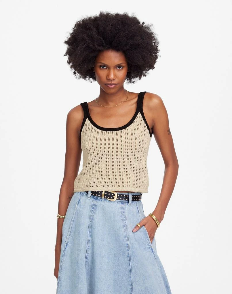 Madewell Open-Stitch Sweater Tank