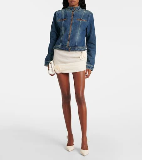 Magda Butrym Bridal leather slingback pumps 3