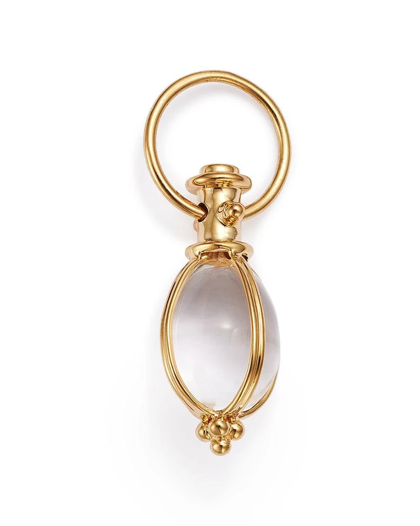 Temple St. Clair Oval Crystal Amulet in 18K Yellow Gold 5