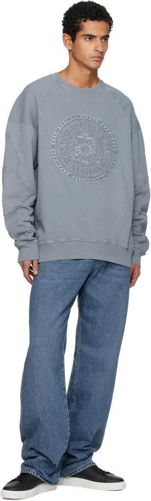 Balmain Gray Embroidered
Balmain
Médaille Sweatshirt 4