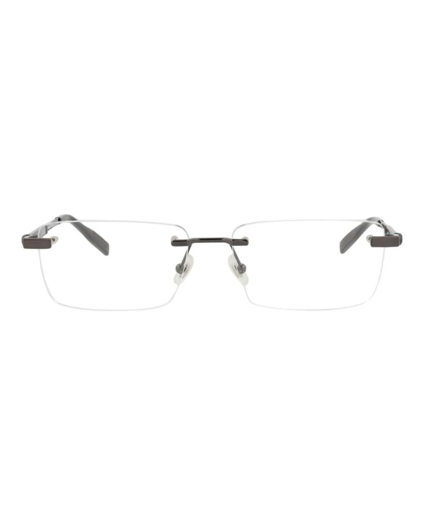 MontBlanc Square-Frame Metal Optical Frames 1