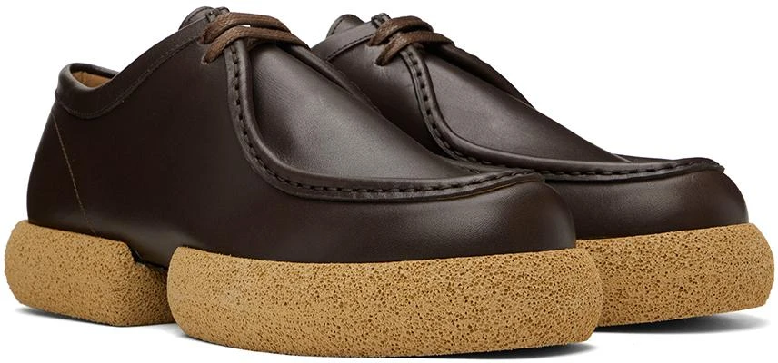 Dries Van Noten Brown Leather Oxfords 4