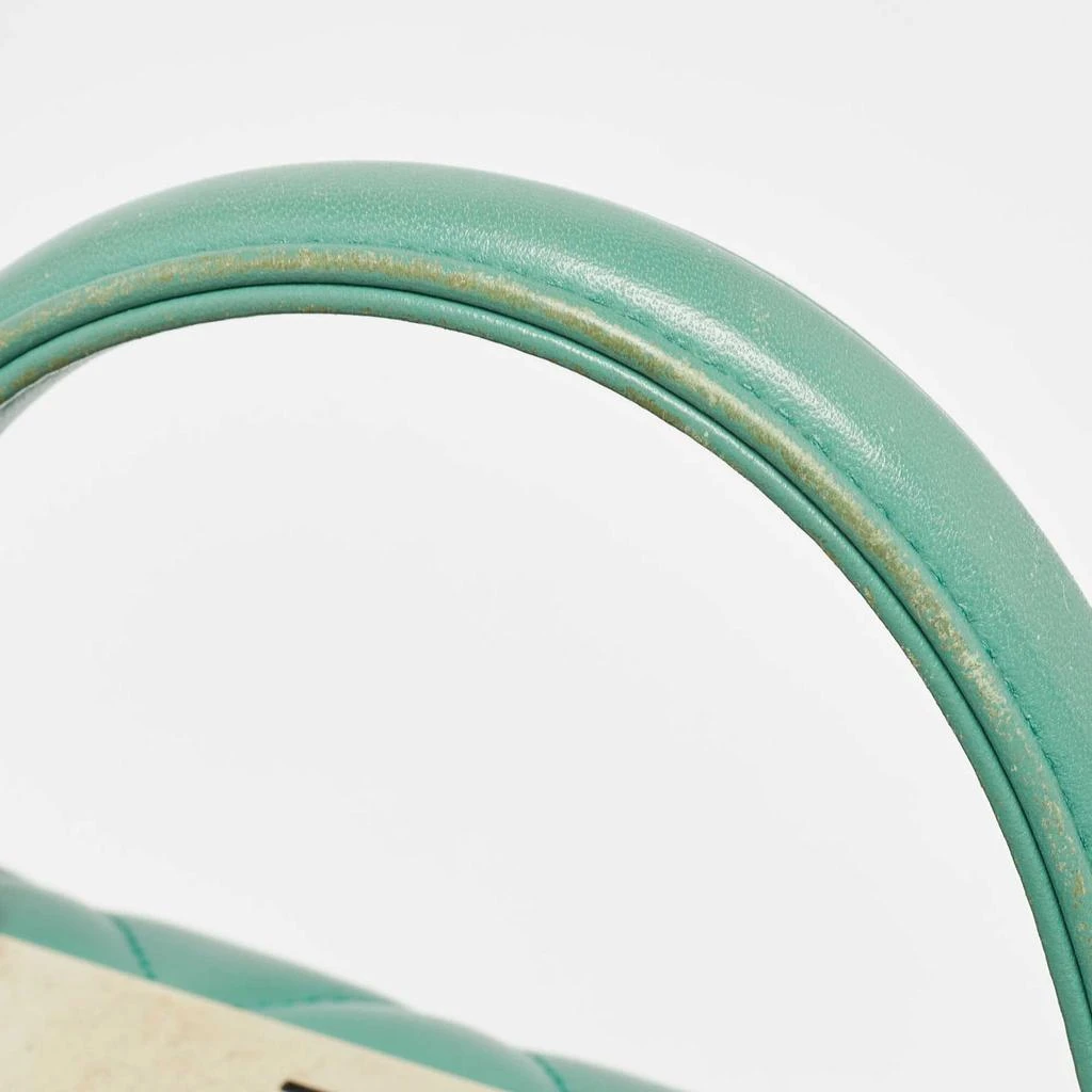 Chanel Chanel Aqua Green Quilted Leather Small Trendy CC Flap Bag 9