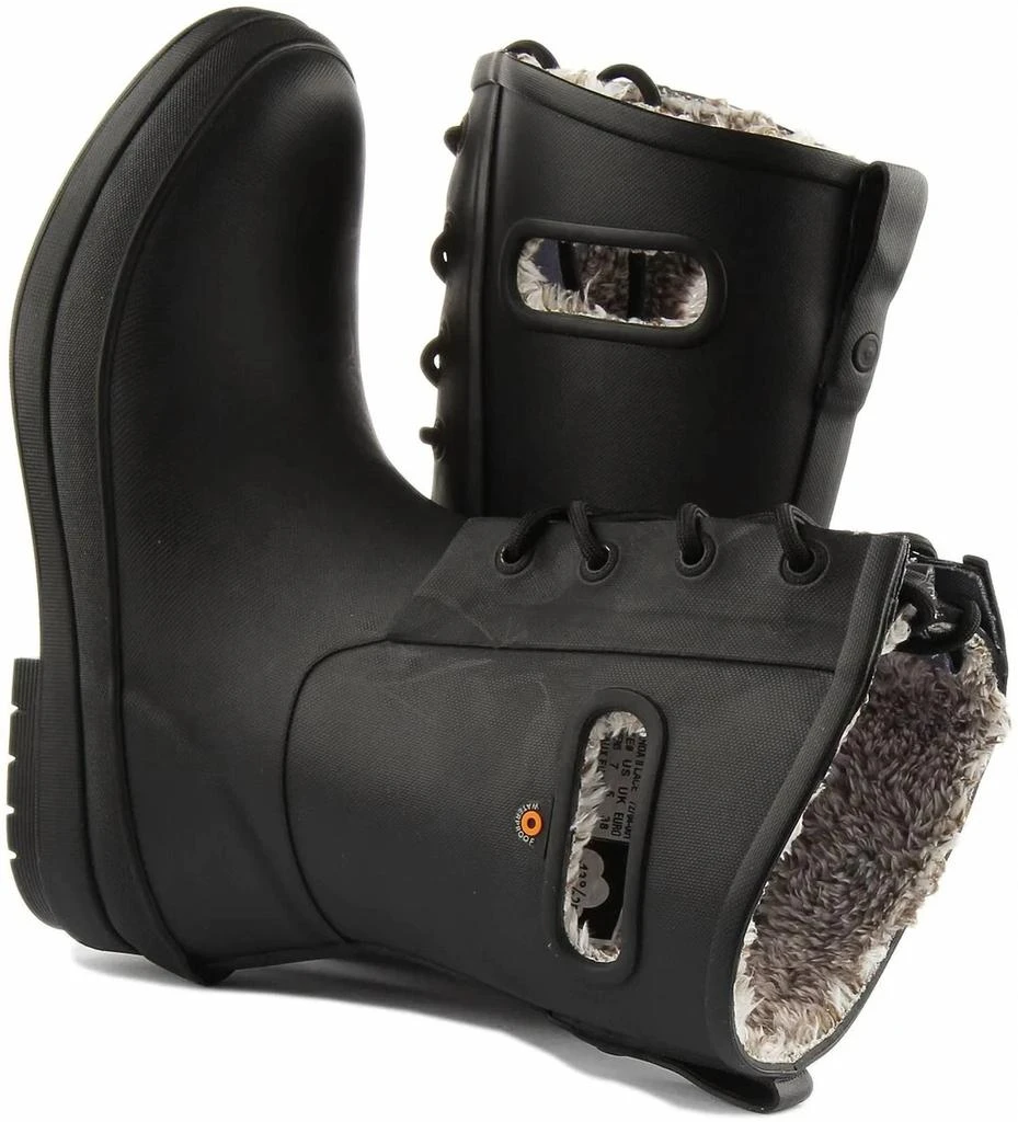 Bogs Women's Plush Lined Amanda Boots In Black 3