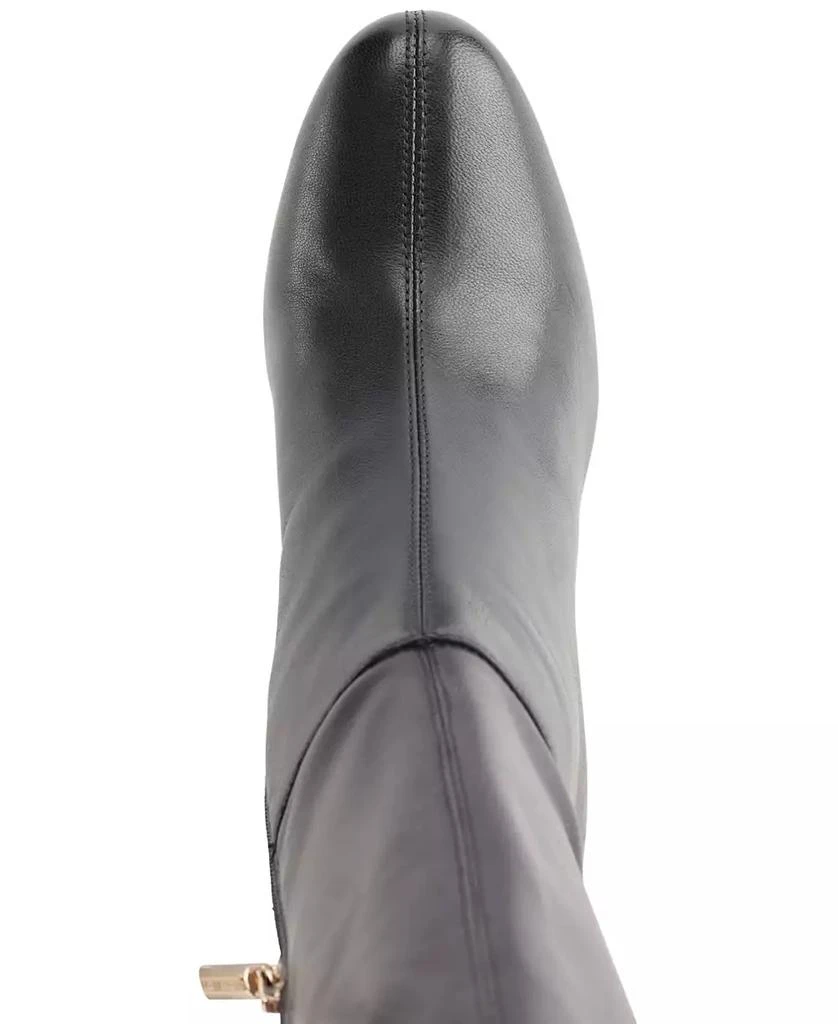 Karl Lagerfeld Paris Women's Vani Almond toe Heeled Boots 4