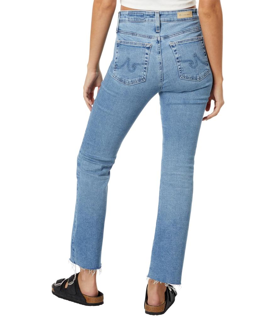 AG Jeans Farrah High-Waist Crop Bootcut Jeans in 20 Years Liberty