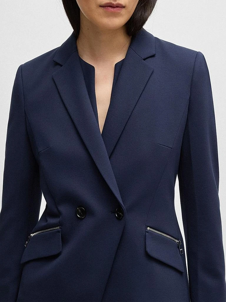 Hugo Boss Slim-Fit Blazer with Zipped Pockets 5