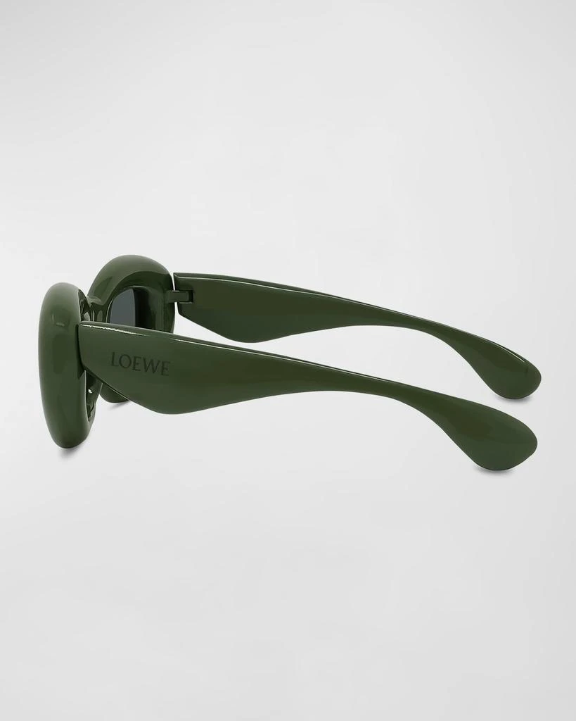 Loewe Inflated Green Acetate Butterfly Sunglasses 4