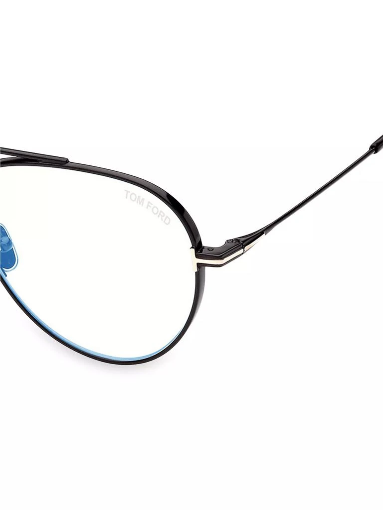 Tom Ford Aviator 56MM Blue Filter Eyeglasses 3