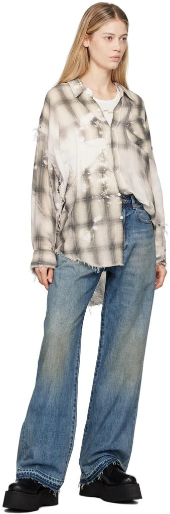 R13 Blue D'Arcy Loose Jeans 4