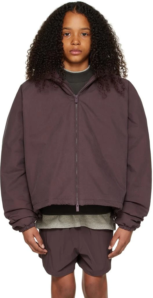Essentials Kids Purple Full Zip Jacket 1