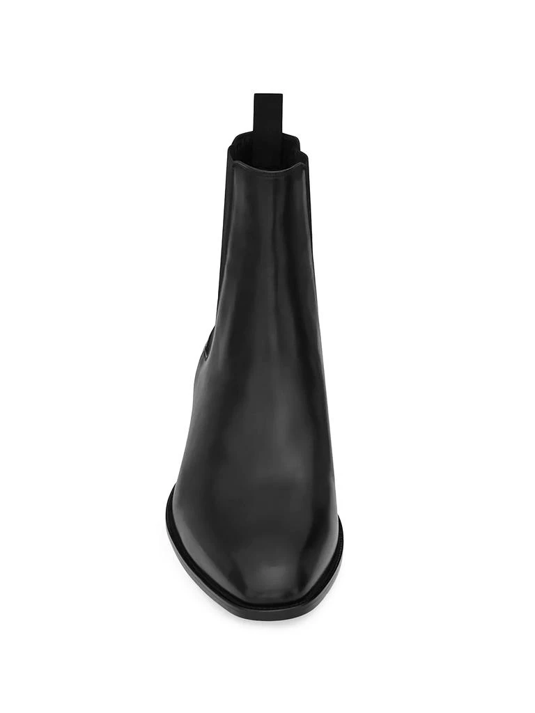 Yves Saint Laurent Wyatt Chelsea Boots in Smooth Leather 2