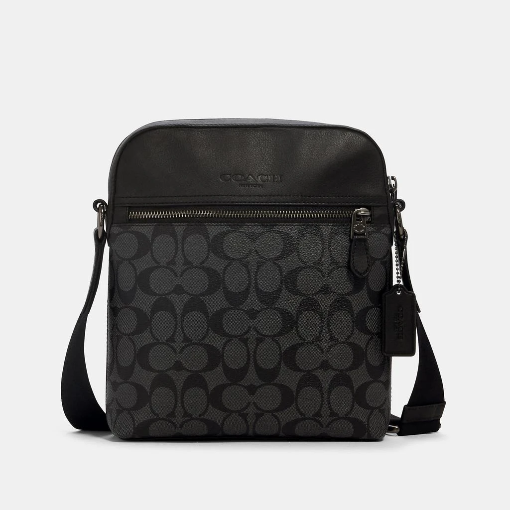 Coach Houston Flight Bag In Signature Canvas 1