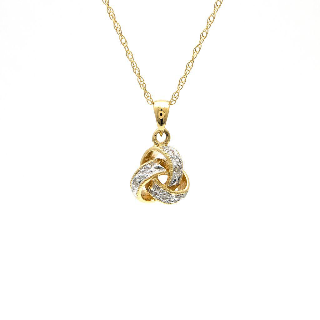 Monary Diamond Pendant (Yg/With Chain)