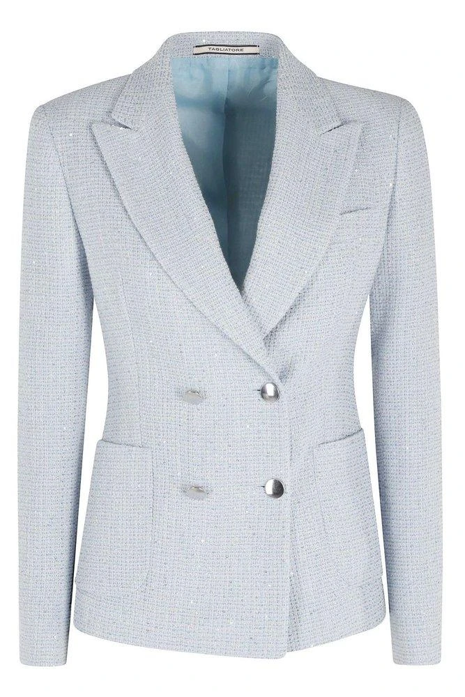 TAGLIATORE Tagliatore J-Coral Double-Breasted Blazer